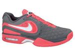 Nike Mens Air Max CourtBallistec 4.3 Tennis Shoes - Pink/Grey - thumbnail image 1