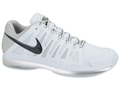 Nike Mens Zoom Vapor 9 Tour Tennis Shoes - White/Black/Grey