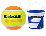Babolat Junior Orange Tennis Balls- Bucket of 3 Dozen