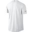 Nike Mens Miler UV Short Sleeve Running Shirt - White/Reflective Silver - thumbnail image 2
