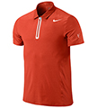 Nike Mens Premier RF Polo- Team Orange/White
