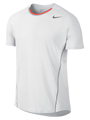 Nike Mens Premier Rafa Wimbledon Peaks Crew - White/Metallic Pewter