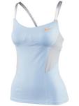 Nike Womens Premier Maria Tank - Ice Blue/Strata Grey/Bright Citrus - thumbnail image 1