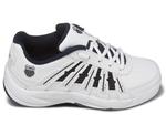 K-Swiss Childrens Optim II Omni Tennis Shoes- White/Navy (Size 12.5-2.5)