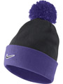 Nike Mens POM Beanie - Black / Court Purple