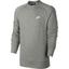 Nike Mens AW77 French Terry Sweatshirt - Dark Grey Heather - thumbnail image 1