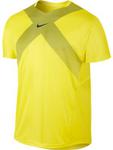 Nike Mens Premier Rafa US Open Crew - Sonic Yellow/Armory Navy - thumbnail image 1