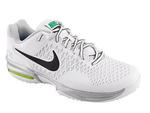 Nike Mens Air Max Cage Grass Court Tennis Shoes - Pure-Platinum/Black - thumbnail image 1