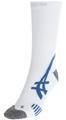 Asics Tennis Crew Socks- White/Diving-Blue