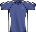 Adidas Boys Response Court Tee Blue/White