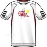 Adidas Boys Tee White/Red