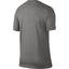 Nike Mens RF Organic Cotton V-Neck Top - Dark Grey/Venom Green - thumbnail image 2