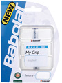 Babolat My Grip Overgrip (3 Grips Roland Garros Pack) - White