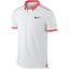 Nike Mens Advantage Premier RF Polo - White/Hot Lava - thumbnail image 1