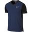 Nike Mens Premier RF V-Neck Shirt - Midnight Navy/Black - thumbnail image 1