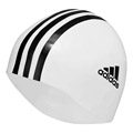 Adidas Silicone Swimming Cap- White/Black
