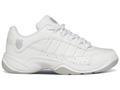 K-Swiss Womens Outshine Indoor Carpet Tennis Shoes- White/Silver