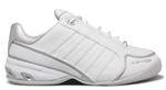 K-Swiss Womens Overhead Indoor Carpet Shoes- White/Silver (rrp �50)