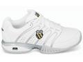 K-Swiss Womens Approach II Indoor Carpet Tennis Shoes- White/Black/Silver