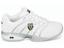 K-Swiss Womens Approach II Indoor Carpet Tennis Shoes- White/Black/Silver