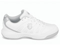 K-Swiss Womens Ultrascendor II Indoor Carpet Tennis Shoes- White/Silver