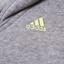 Adidas Womens Essentials Mid 3-Stripes Hoodie - Medium Grey Heather - thumbnail image 3