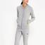 Adidas Womens Essentials Mid 3-Stripes Hoodie - Medium Grey Heather - thumbnail image 5