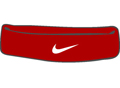 Nike Swoosh Headband- Varsity Red