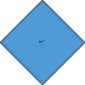 Nike Swoosh Bandana- Football Blue/Black