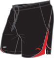 Li-Ning Team Shorts - Black/Red