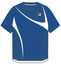 Fila Mens Tour Line Crew Neck Tee- Turkish Sea/White