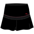 Li-Ning Womens Team Series Skirt- Black/Red