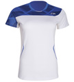Li-Ning Womens Blast 21 Tee- White/Blue