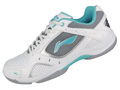 Li-Ning Womens Training Badminton Shoes- White / Aqua / Black
