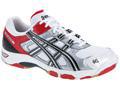 Asics GEL Rocket Indoor Squash/Badminton Shoes- White/Red/Onyx