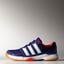 Adidas Mens Court Stabil 11 Indoor Shoes - Amazon Purple/White - thumbnail image 1