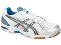 Asics GEL Task Indoor Squash/Badminton Shoes- White/Storm/Blue