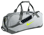 Nike Ultimatum Advant Tennis Duffle Bag- Neutral Grey/Tumbled Grey/Volt