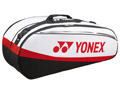 Yonex Club Series 6 Racket Bag- White/Red (BAG5226EX)