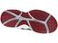 Asics Gel Resolution 3 OC Junior Tennis Shoes- White/Black/Brick Red