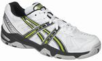 Asics Gel Resolution 2 Junior Tennis Shoes- White/Lime