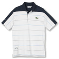 Lacoste Mens Andy Roddick Polo - White/Eclipse Royale