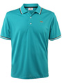 Lacoste Mens Wharf Ribbed Collar Polo- Barbade Blue/Black/White