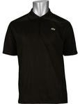 Lacoste Mens Plymouth Zip Polo Black