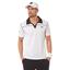 Lacoste Mens Coolio Polo- White/Black (Andy Roddick Collection)