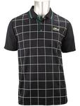 Lacoste Mens Ribbed Collar Polo- Eclipse Blue/GreenNew