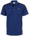 Lacoste Mens Team Lacoste Polo- Night-Blue/Black/Plum