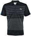 Lacoste Mens Roddick Striped Polo- Eclipse-Blue/White/Mallard-Green