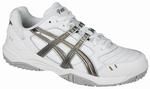 Asics Mens Advantage Tennis Shoes- White/Charcoal