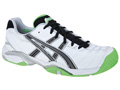 Asics Mens GEL-Challenger 8 Tennis Shoes- White/Neon Green